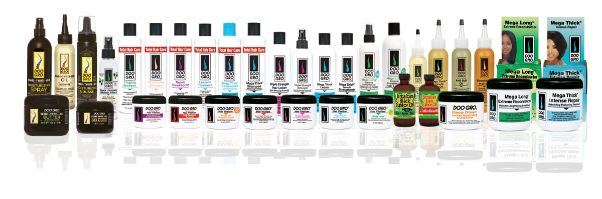 The 2025 Doo Gro family hair care product line.