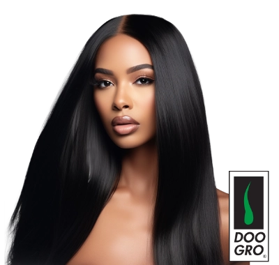 Doo Gro Mega Long hair style model.